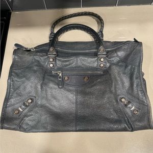 balenciaga giant stud tote